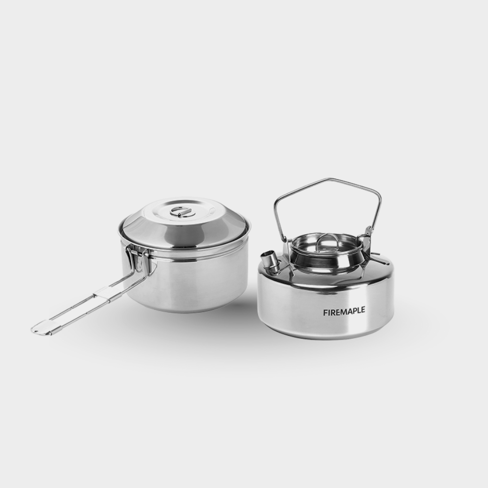 Antarcti Kochgeschirr aus Edelstahl - Firemaplegear.de