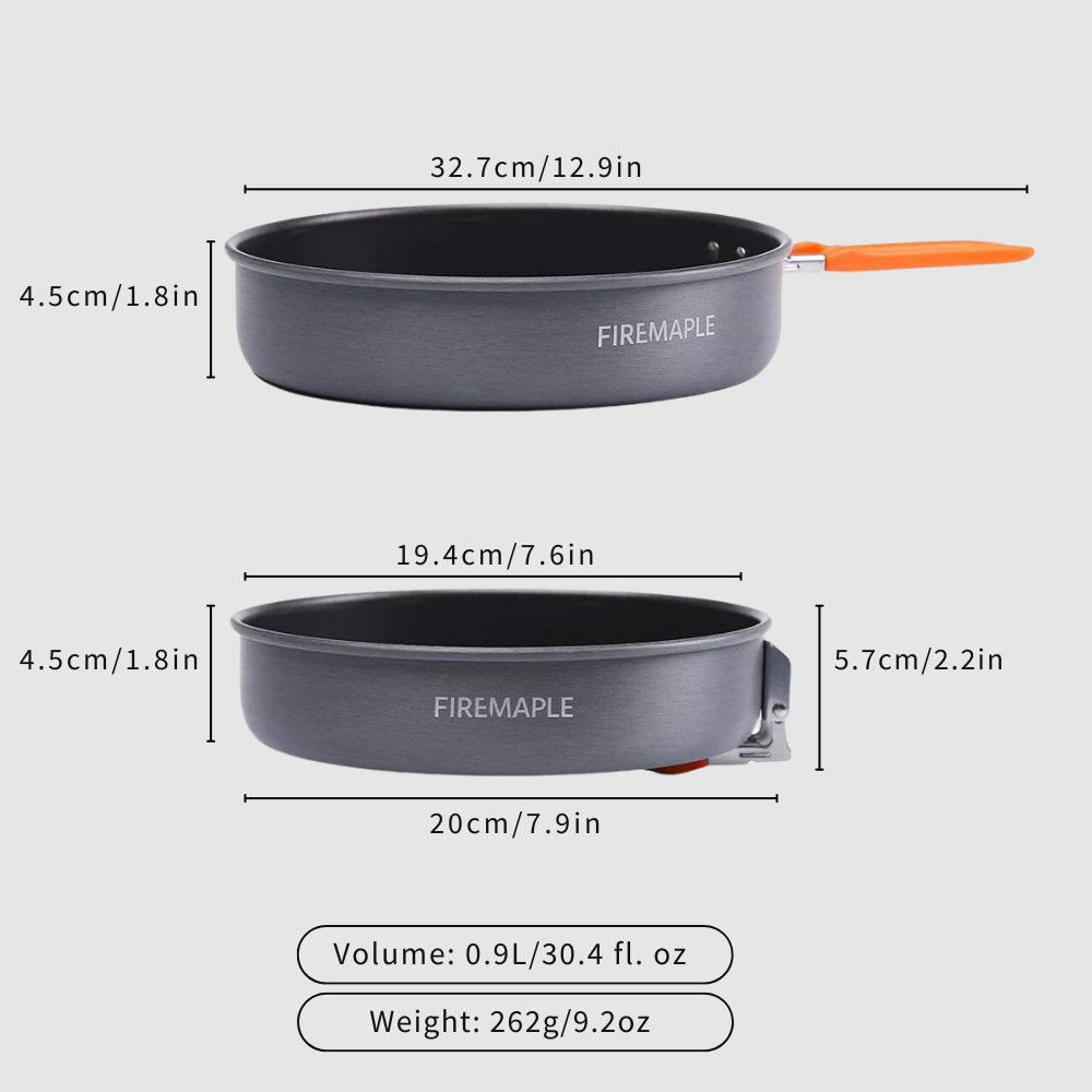 Feast Frypan Non - stick Aluminium Cookware - Firemaplegear.de