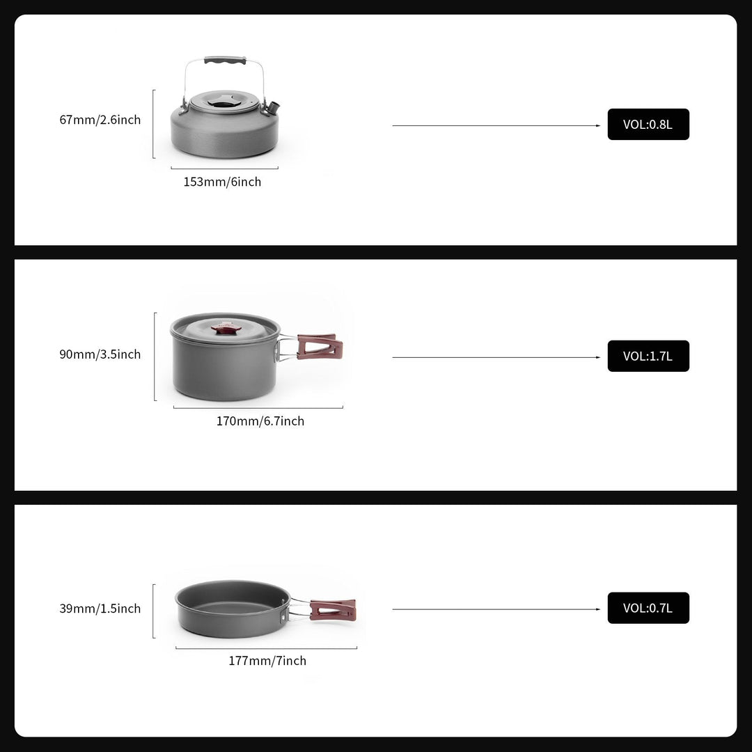 FMC - 204 Aluminum Cookware - Firemaplegear.de