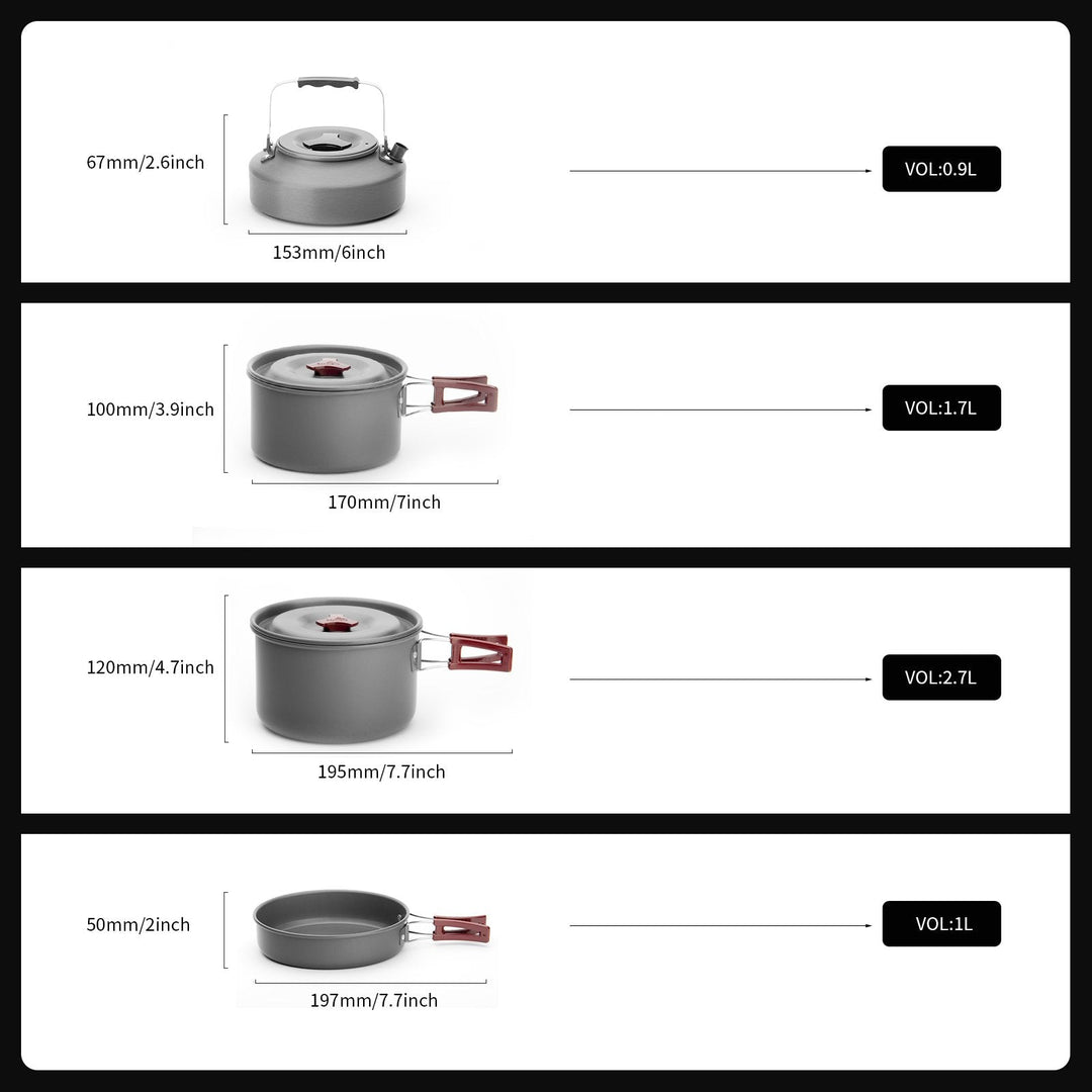 FMC - 209 Aluminum Cookware - Firemaplegear.de