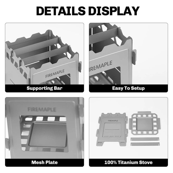 Fortress Titanium Multifunctional Stove - Firemaplegear.de