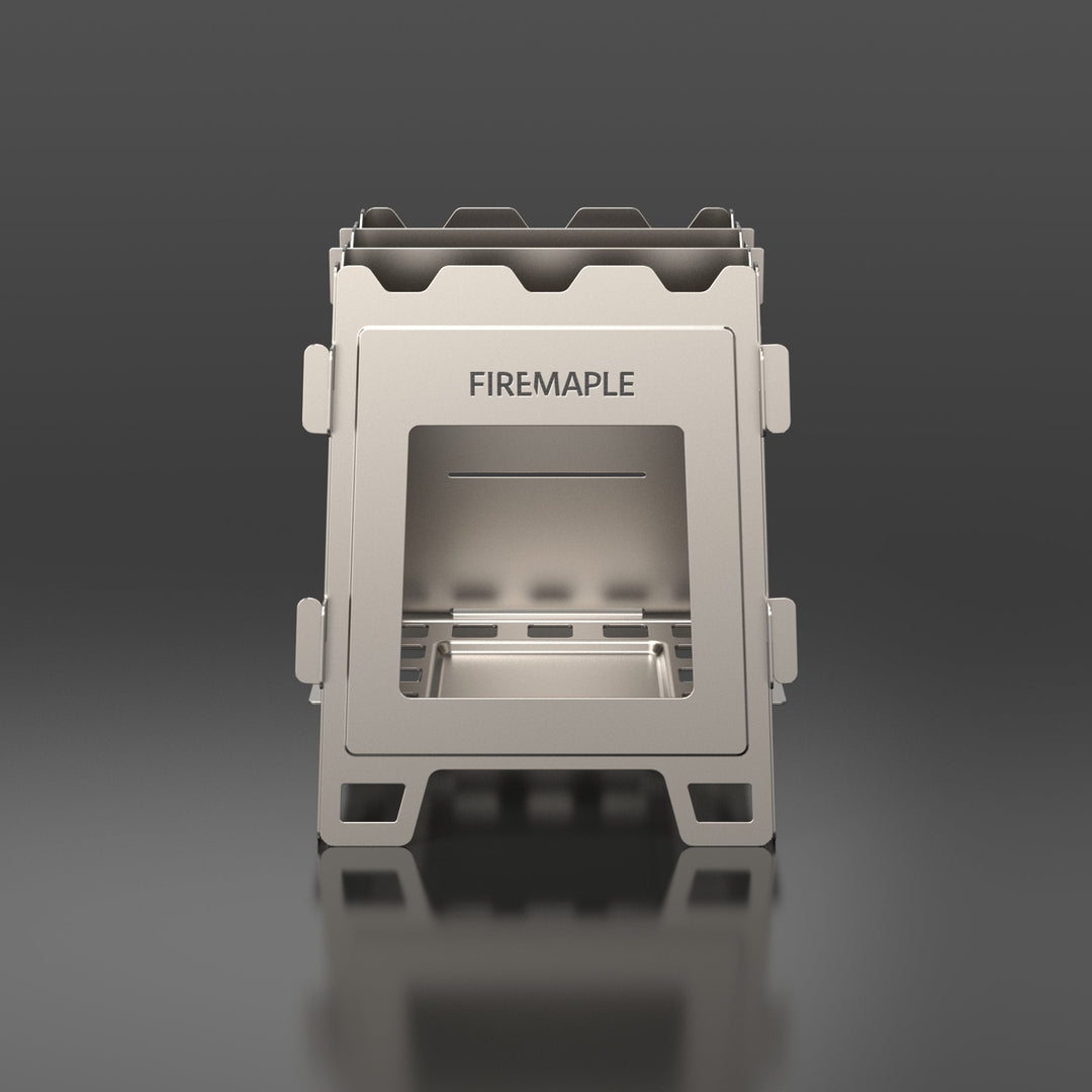 Fortress Titanium Wood Stove - Fire Maple
