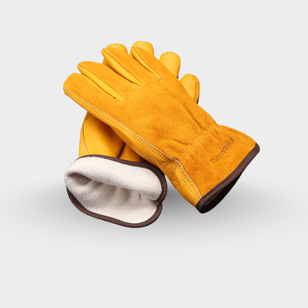 Gingko Handschuhe aus Rindsleder für die Arbeit - Firemaplegear.de