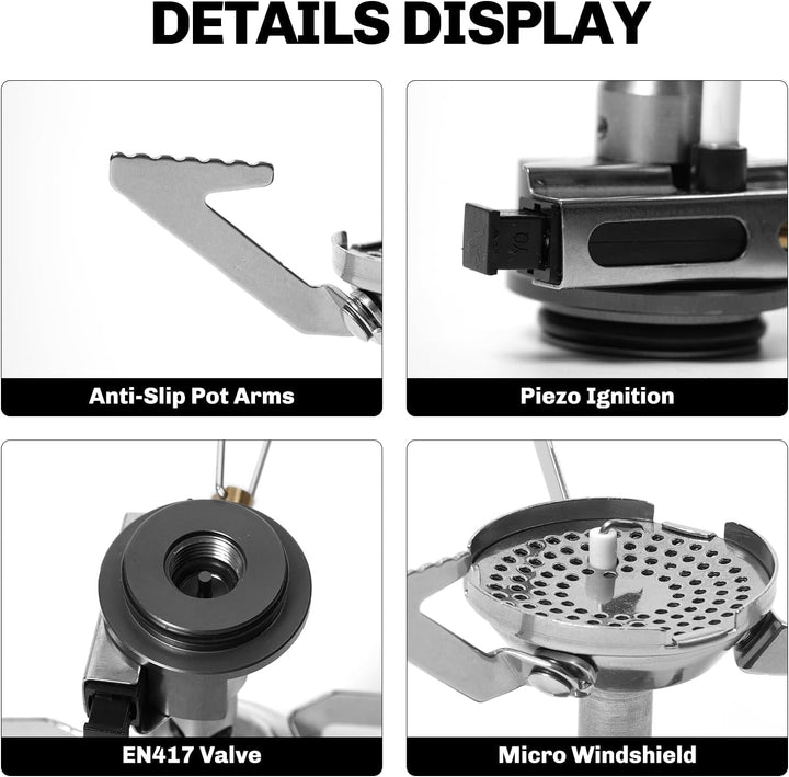 GreenPeak Gas Stove | 3oz |2800W - Firemaplegear.de