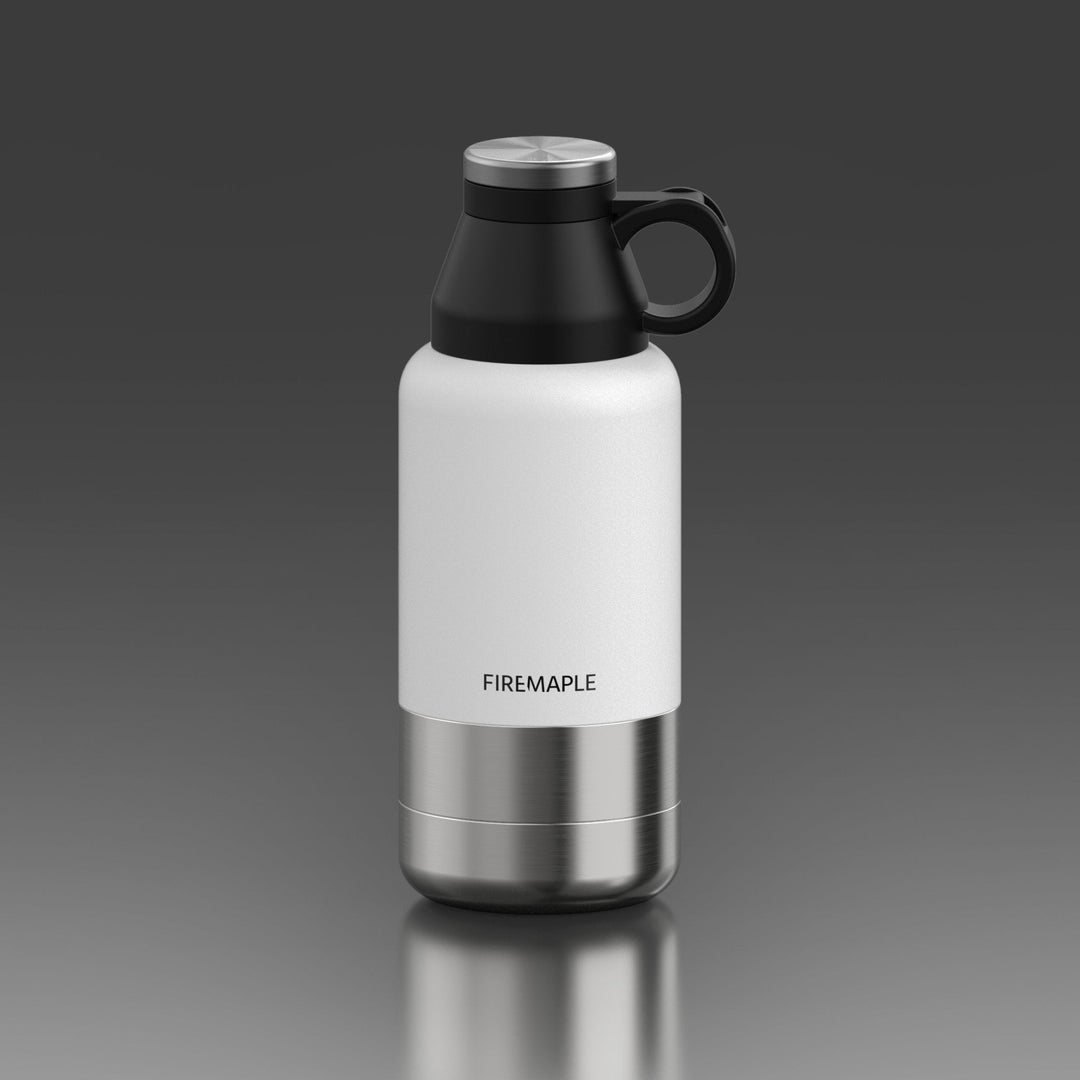 Orca Stainless steel insulated bottle 1L - Fire Maple