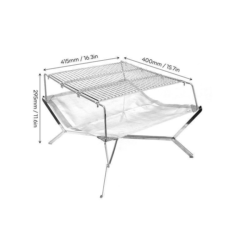 Sunset Ultralight Foldable Fire Pit Grill - Firemaplegear.de