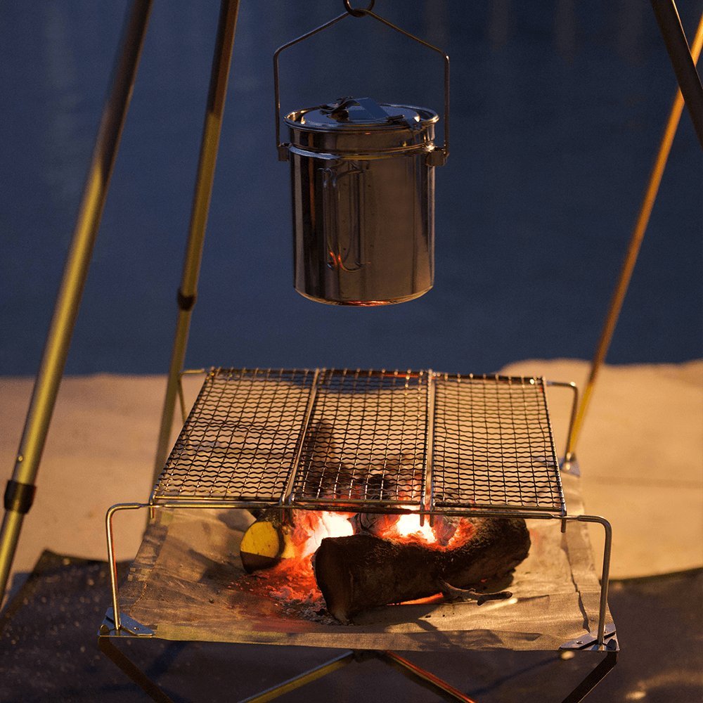 Sunset Ultralight Foldable Fire Pit Grill - Firemaplegear.de