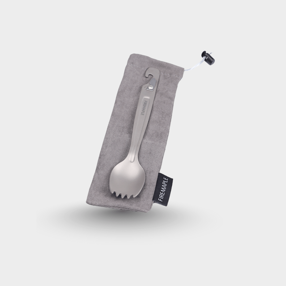 Woodpecker Drei - in - eins Titanium - Spork - Firemaplegear.de